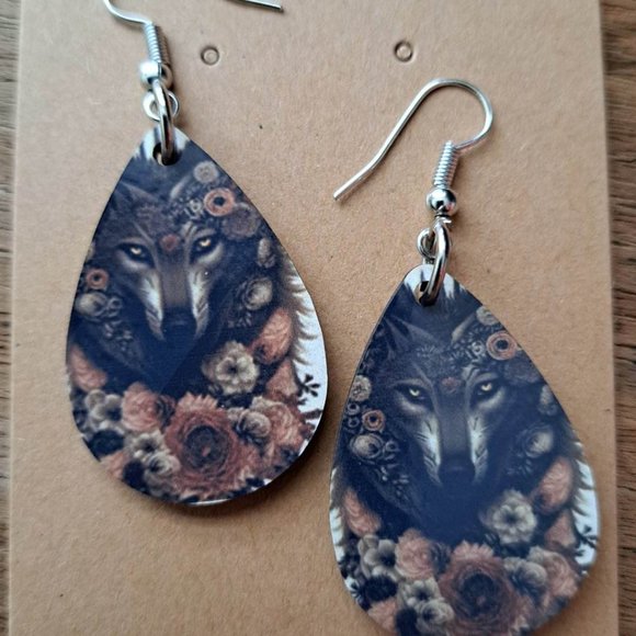 Trendy teardrop earrings - Picture 6 of 9